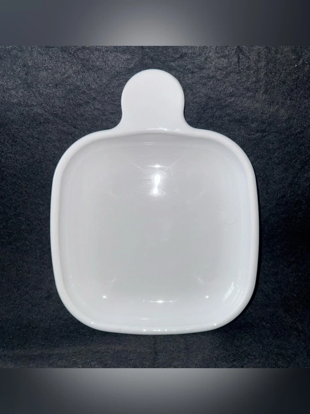 Vintage Corning Ware White Handle Grab It Plate Sandwich P-185-B Lunch Snacks